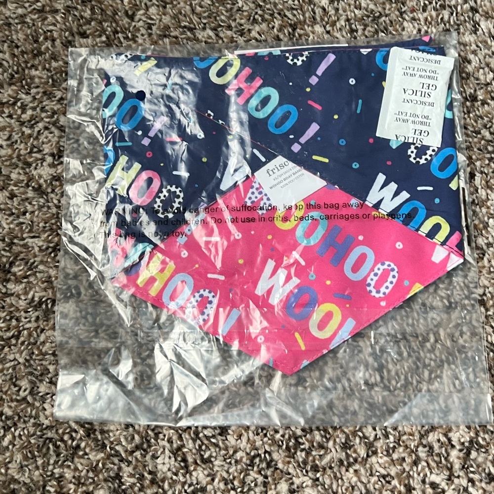 Chewy Frisco Happy Birthday Dog bandanna scarf accessory - XS/S - Picture 2 of 3
